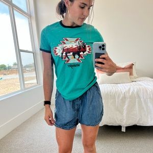 Flowy Denim Shorts